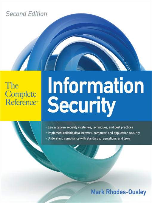 Cover image for Information Security The Complete Reference